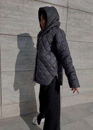 Стеганная зимняя курточка женская5 фото
