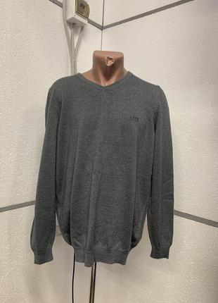 Мужской шерстяной свитер - boss1 фото