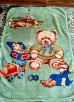 Плед,  плюшева ковдра, покривало дитяче