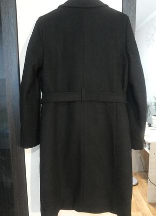 Новое теплое пальто, шерстяное пальто, пальто-халат, черное пальто chereshnivska2 фото
