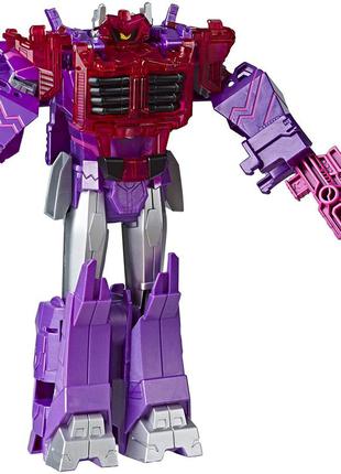 Трансформер робот шоквейв transformers toys cyberverse ultimate class shockwave4 фото