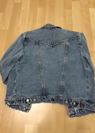 Джинсовая куртка pull&bear 4