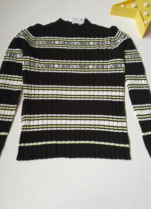 Водолазка гольф в рубчик кофта
