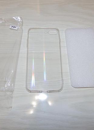 Силикон 3d gradient case apple iphone 7 plus / 8 plus с голографическим эффектом 6