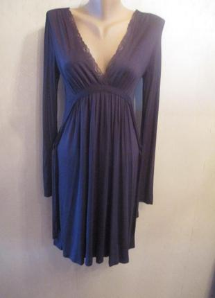 Трикотажное вискозное платье zara collection