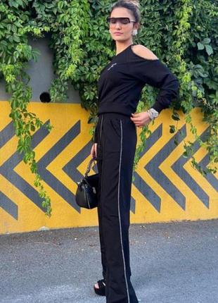 Стильний костюм, люкс якість,з відкритими плечима.