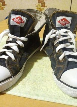 Кеды джинс lee cooper, оригинал, р. 32