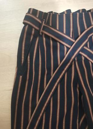 Классные женские штаны бренда zara. размер s6 фото