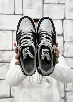 Nike dunk low pro fur❄️ мужские зимние кроссовки найк4 фото