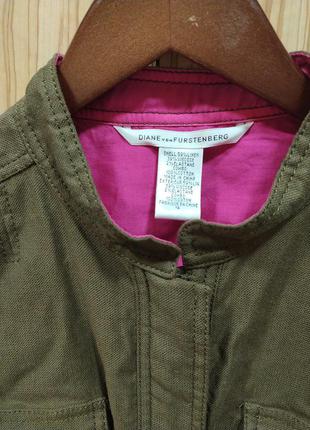 Дизайнерська куртка жакет блейзер з сумішеві льону від diane fon furstenberg9 фото
