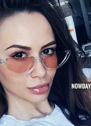 Солнцезащитные очки половинки полуободковые