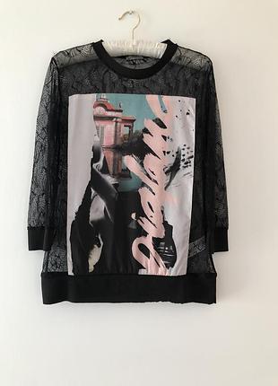 Гипюровая блуза от zara