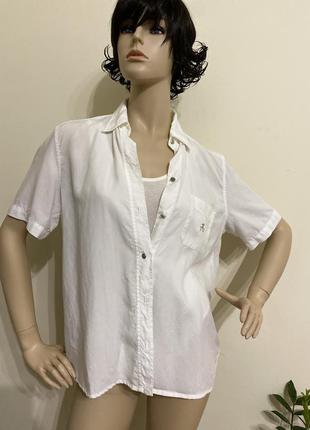 Винтажная рубашка блуза trussardi италия