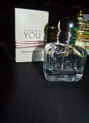 Аромат in love with you emporio armani (оригінал)тестер, пробник