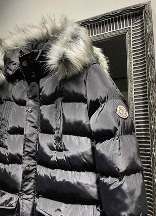 Удлиненный пуховик moncler1 фото