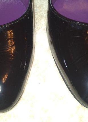 Лаковые туфли carlo pazolini на шпильке 38-39р., кожа5 фото