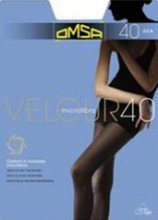 Распродажа! фирменные итальянские матовые колготы omsa velour  401 фото