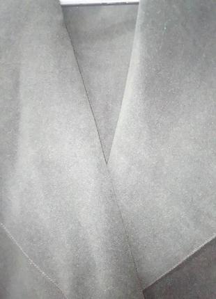 Пальто кофта кардиган без підкладки з поясом на запах двобортне на зростання до 165-170 орієнтовно в стилі rick owens5 фото