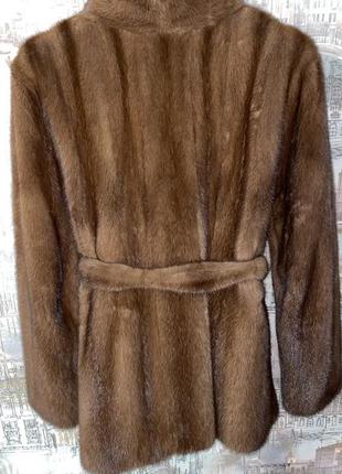 Saga mink норковая шуба халат р.44-46 идеал4 фото