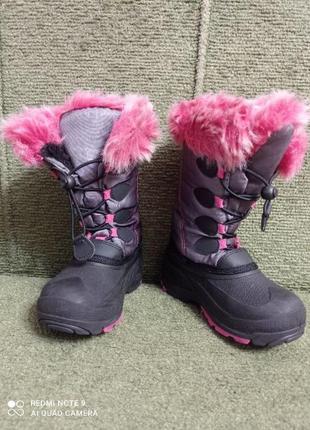 Детские зимние сапоги kamik solstice snow boot us12 (18,5 см по стельке)