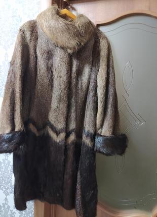 Шуба из нутрии