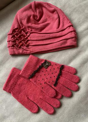 Шапка, рукавиці, шарф1 фото