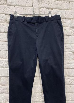 Классические брюки темно-синего цвета ralph lauren3 фото