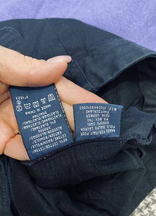 Классические брюки темно-синего цвета ralph lauren2 фото