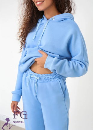 Жіночий теплий спортивний костюм на флісі 