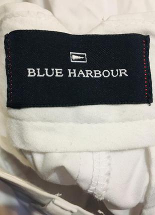 Белые мужские шорты blue harbour6 фото
