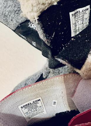Сноубутсы сапоги кожаные утепленные с съемным рычагом sorel8 фото
