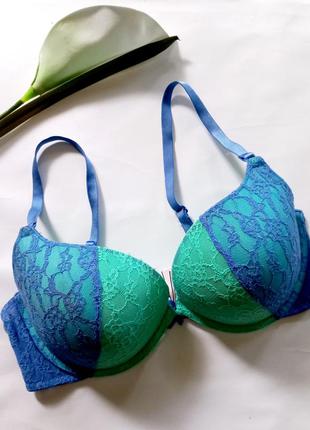 Бюстгальтер ажурний бюст мереживний ліф victoria's secret 36d 80d 75e