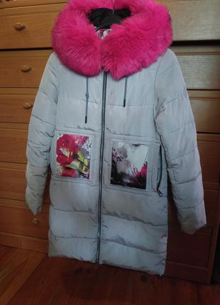 Зимняя куртка пальто на девочку