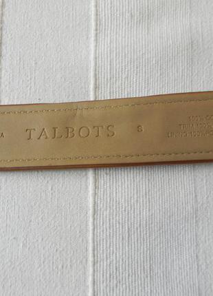 Talbots ремень пояс комбинированный р.s обхват 78-88 см6 фото
