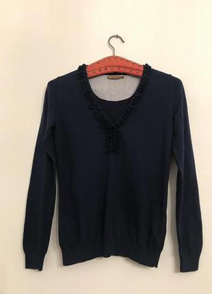 Кофта,свитер с рюшками