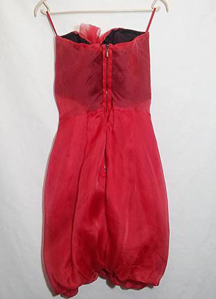 Space style concept, платье шелк короткое красное, made in italy5 фото