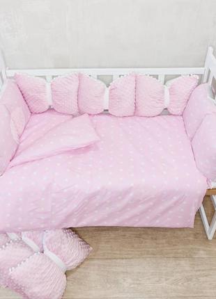 Красивое постельное белье в детскую кроватку