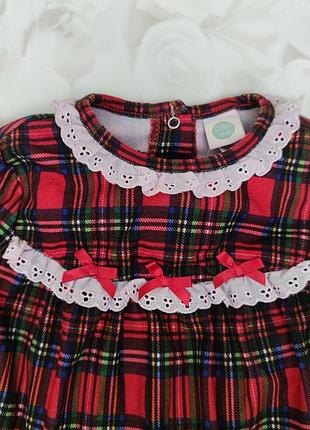 Little me / пижама шотландка сша для девочки