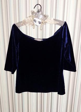 Бархатный, велюровый джемпер с рукавом 3/4 dorothy perkins l-xl/12-14 размер6 фото