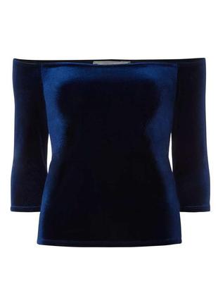 Бархатный, велюровый джемпер с рукавом 3/4 dorothy perkins l-xl/12-14 размер7 фото