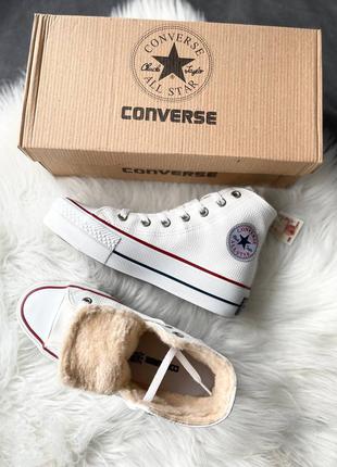 Зимние кеды с мехом converse2 фото