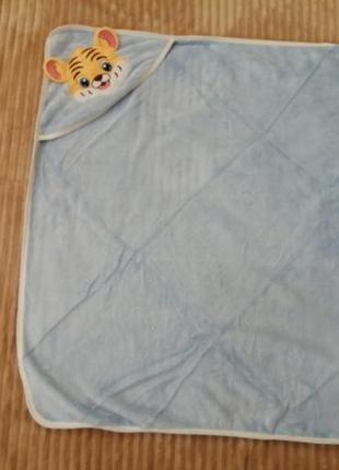 Полотенце с уголком для купания тигрёнок, в наличии расцветки
размер 80*804 фото