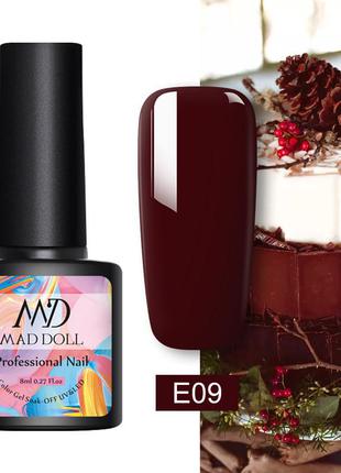 Новинка гель лак mad doll тон е09 )) только популярные оттенки