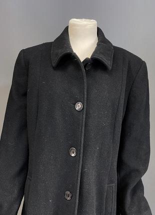 Пальто длинное bonmarche, черное4 фото