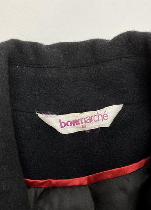 Пальто длинное bonmarche, черное9 фото