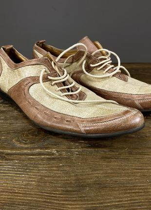 Туфли фирменные mauro mariotti, кожаные1 фото