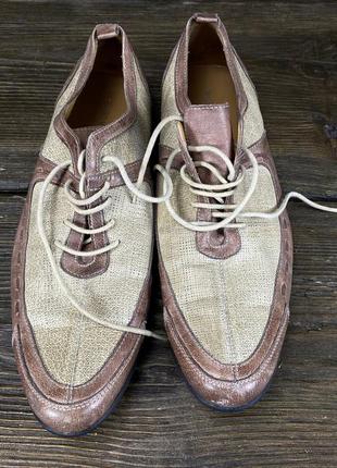 Туфли фирменные mauro mariotti, кожаные2 фото