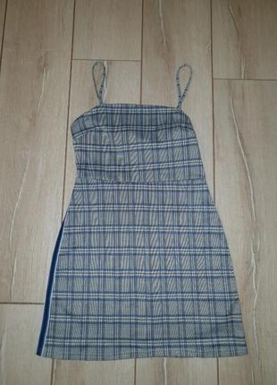 Мини-платье в клетку