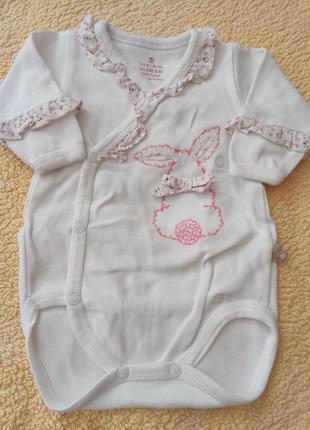 Боді-сорочка з довгим рукавом р. 0-3 міс