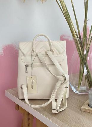 Рюкзак женский городской черный, беж, голубой david jones 6250-2